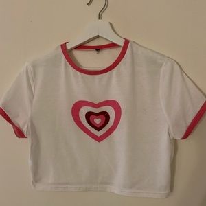 Dolls Skill Heart Crop Top